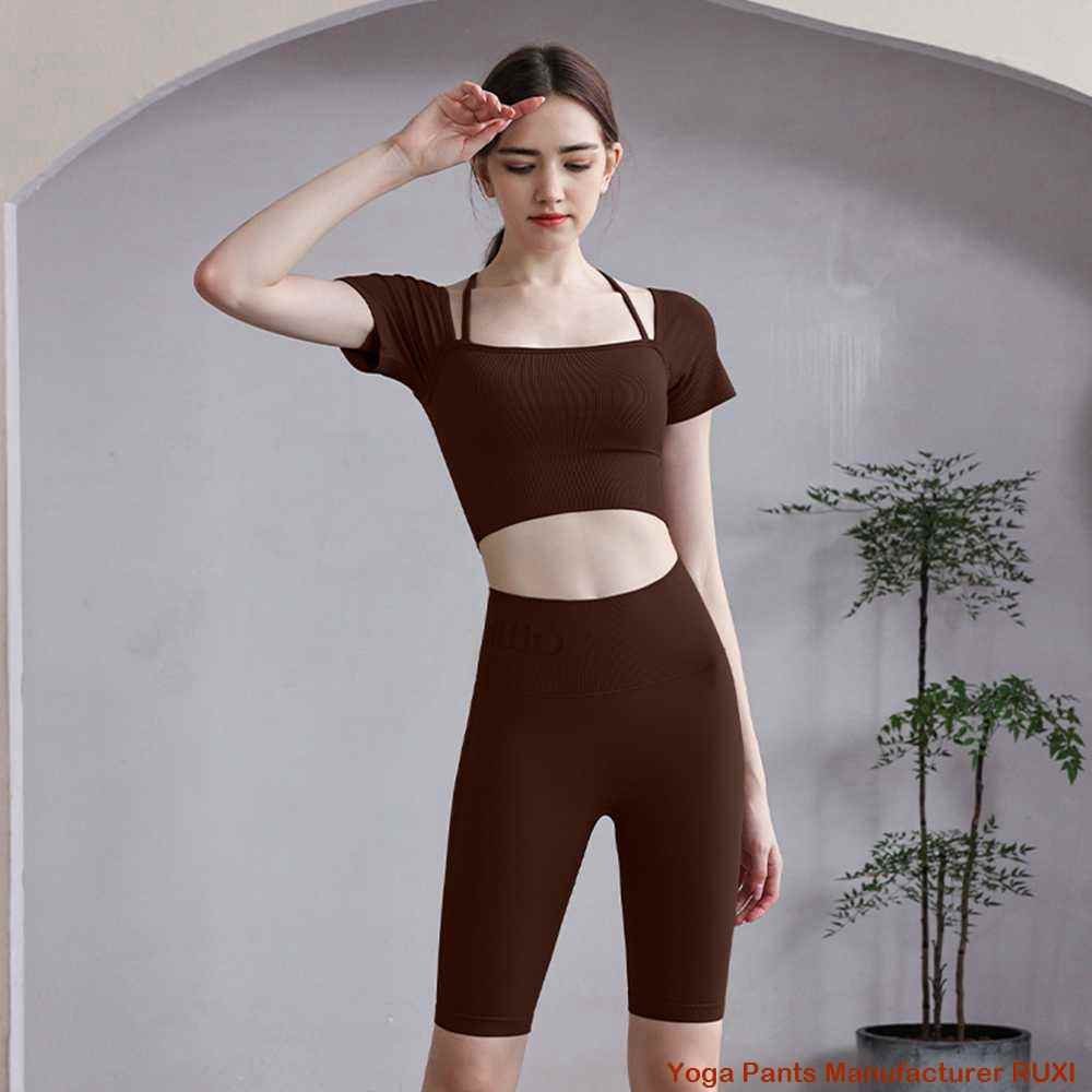 лепшыя жаночыя шорты для ёгі Ruxi